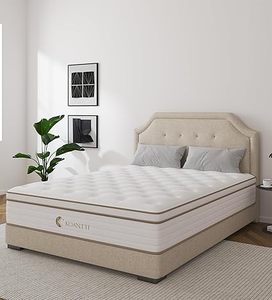 lot A-246-BL image: Queen Mattress,12 Inch Memory Foam Hybrid Mattresses in a Box with Individual Pocket Spring,for Pressure Relief & Motion Isolation Queen Size Mattress,CertiPUR-US.