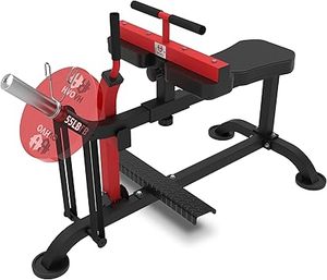 lot F-195-BL image: HVO Seated Calf Raise Machine Calf Machine Home Gym Calf Workout Machine