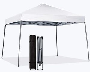 lot P-257-BL image: MASTERCANOPY Portable Pop Up Canopy Tent with Large Base (12x12,White)