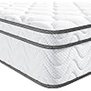 lot A-195-BL image: Twin XL Mattress, 10 Inch Hybrid Mattress in a Box with Memory Foam & Pocket Spring, Ergonomic Design & Pressure Relief, Medium Firm Feel,398010