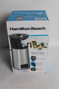 lot 8 image: Hamilton Beach OpenStation Can Opener with Tools