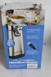 lot 23 image: Hamilton Beach Electric Can Opener with OpenMate Multi-Tool