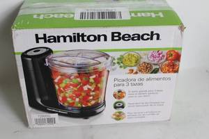 lot 25 image: Hamilton Beach 3 Cup Food Chopper