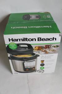 lot 26 image: Hamilton Beach 6 Quart Precision Pressure Cooker