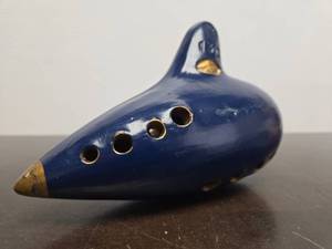lot 72 image: Ceramic or Terra Cotta Ocarina Musical Instrument