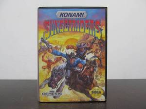 lot 39 image: SUNSET RIDERS for Sega Genesis wCase & Manual