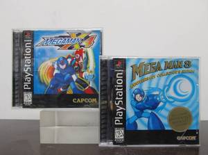 lot 40 image: 2 MEGA MAN Video Games for PlayStation