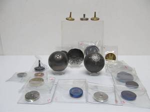 lot 130 image: Awesome Lot of Very Cool High Grade Metal Coins, Spinning Tops, Spheres - Made by MetonBoss