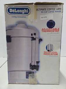 lot 95 image: Unused DeLonghi Ultimate Coffee Urn - 60 Cup Coffee Maker