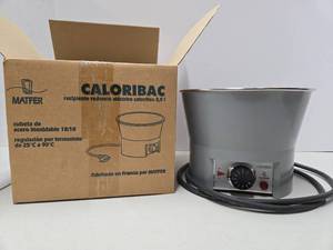 lot 96 image: Brand New Commercial Quality Matfer CALORIBAC Chocolate Melting Machine