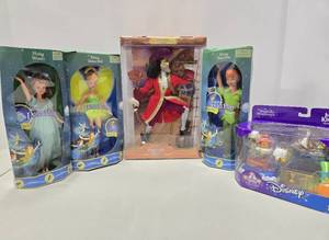 lot 115 image: Group of Brand DISNEY Peter Pan Dolls & Toys