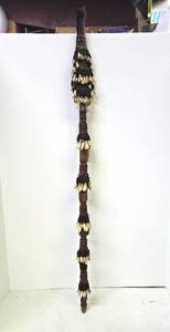 lot 170 image: Large Ornate Dayak Headhunters Spear or Bladed Weapon