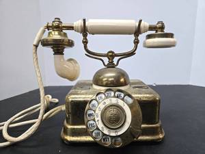 lot 175 image: Vintee Brass Princess Phone (AS IS)