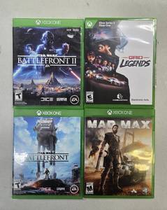 lot 236 image: Lot of 4 XBOX ONE Video Games