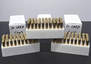 lot 277 image: Lot of Gun Ammo #1 - 30 Carbine - 110 Grain