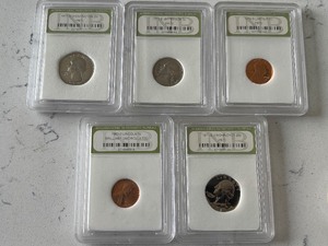 lot 13 image: Assorted Slabbed Coins