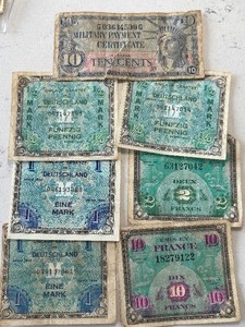 lot 20 image: Military Payment Certificates