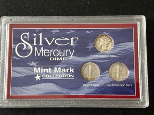 lot 29 image: Silver Mercury Dime Set