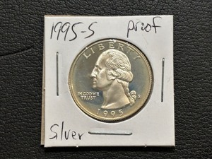 lot 60 image: 1995-S Washington Quarter Proof