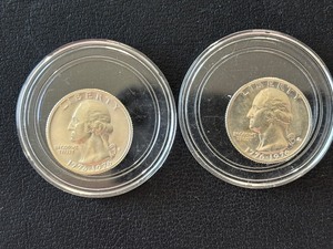 lot 186 image: 1976-S Bicentennial Silver Quarters