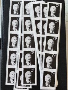 lot 187 image: Joe Biden Zero Cents (Sense) Stamps
