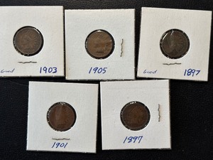 lot 197 image: Indian Head Cents