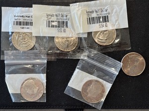 lot 198 image: Kennedy Half Dollars