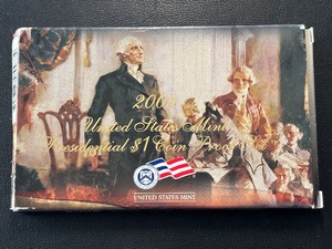 lot 91 image: 2008 Presidential $1 Dollar Coin Proof Set