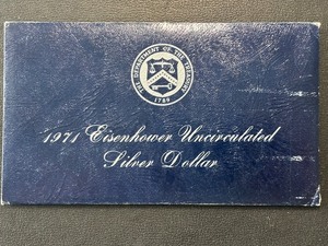 lot 92 image: 1971-S Eisenhower Silver Dollar