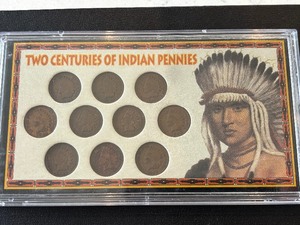 lot 117 image: Indian Head Cents