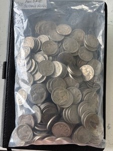 lot 134 image: 300 Full Date Buffalo Nickels