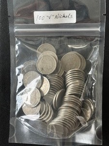 lot 135 image: 100 Liberty V Nickels