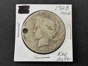 lot 145 image: 1928 Peace Dollar Key Date