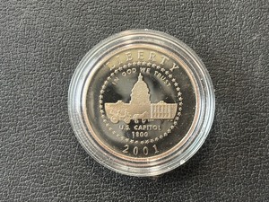 lot 147 image: 2001-P Capital Visitor Half Dollar Proof