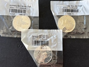 lot 182 image: Kennedy Half Dollars Silver Uncirculated