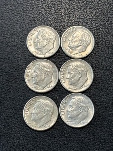 lot 22 image: 1964 Roosevelt Silver Dimes