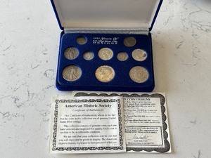 lot 53 image: 100 Years of U.S. Mint Silver Coin Designs