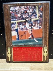 lot 31 image: Joe Montana Signed Picture