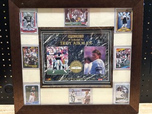 lot 32 image: Tribute to Troy Aikman and Dallas Cowboys