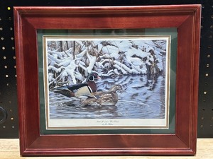 lot 33 image: Framed Wildlife Print