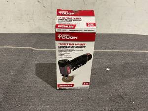 lot 127 image: Hyper Tough 12V Max Brushless 14 Inch Cordless Die Grinder