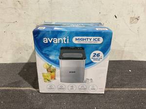 lot 131 image: Avanti 26 lb Bullet Ice Maker, Stainless Steel