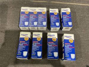 lot 137 image: LOT OF 9 Equate Maximum Strength Tussin DM Nighttime Cough Suppressant Liquid, 8 fl oz