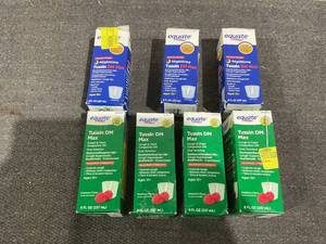 lot 151 image: LOT OF 7 Equate Nighttime TussinTussin DM Max Cough Syrup 8 FL oz