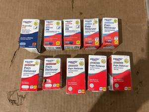 lot 252 image: LOT OF 10 Equate Pain Reliever