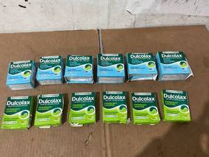 lot 253 image: LOT OF 12 Dulcolax Stool Softner & Overnight Laxative, 25Ct
