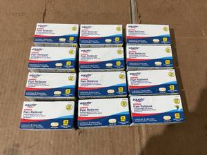 lot 260 image: LOT OF 12 Equate Dual-Action Acetaminophen & Ibuprofen Pain Reliever Caplets, 72 Count