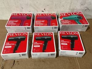 lot 275 image: LOT OF 6 Revlon Hair Dryers
