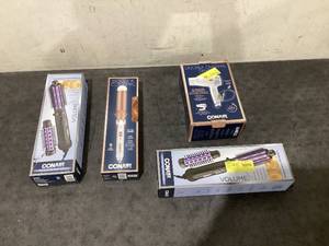 lot 620 image: LOT OF 4 Conair Hair Tools