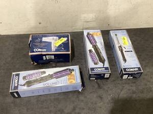 lot 621 image: LOT OF 4 Conair Hair Tools